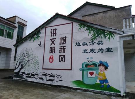 宾阳墙绘是现在流行的墙体广告