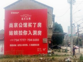 宾阳墙体广告在乡镇、农村市场的媒体优势