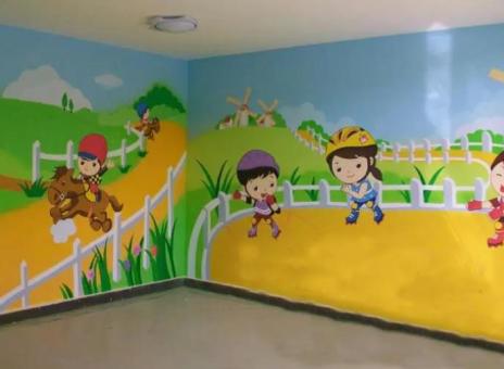 宾阳幼儿园墙体彩绘制作流程及注意事项