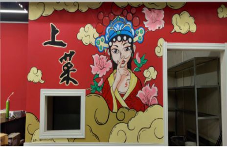 宾阳墙体彩绘的发展和应用