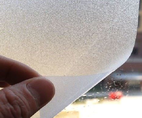 宾阳玻璃门外面粘广告用什么材料好？